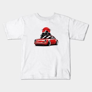 Red Classic 911 turbo by Singer Kids T-Shirt